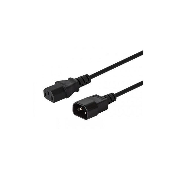 Komputerowy Przedluzacz Zasilajacy Iec: C14-C13, 1,2m, Wielopak 10 Szt., Cl-99