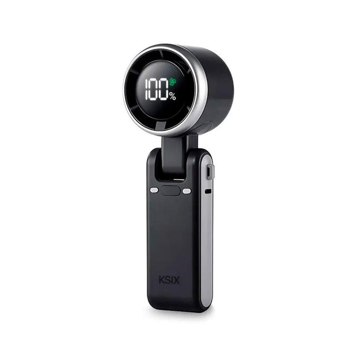 Ksix Airgo Flex 180º Gris Ventilador Portátil Plegable De 5 Velocidades