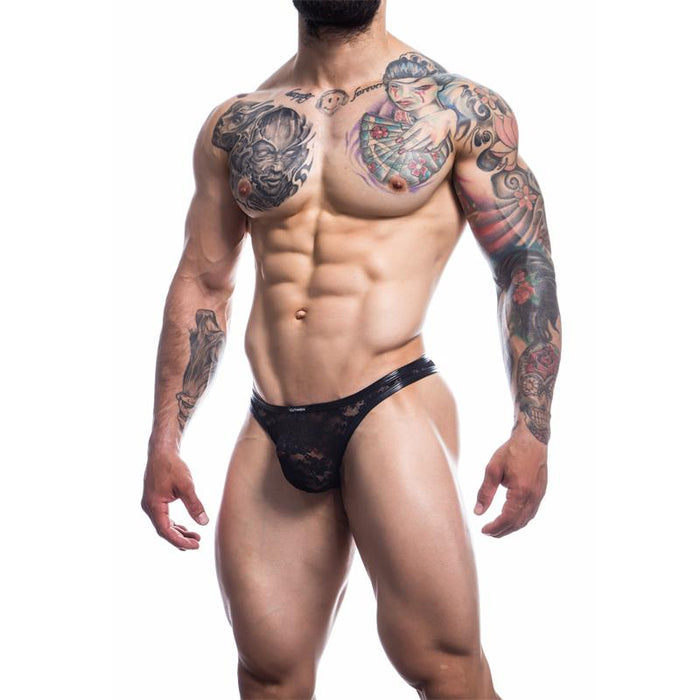 L4ce03 Tanga Con Encaje Talla (Interno):S