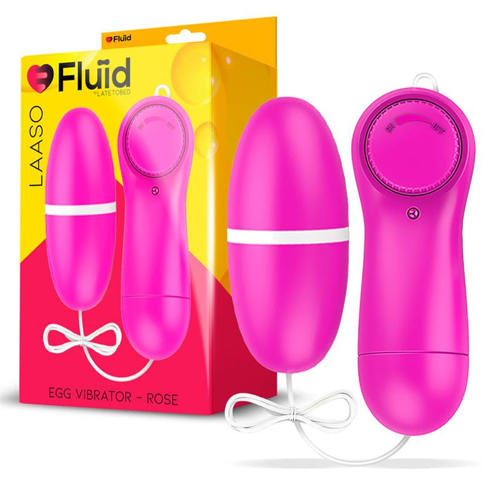 Huevo Vibrador Multi Velocidad Laaso  Control Remoto Rose
