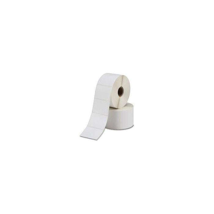Label 76x38 - Core 25. White.  Uncoated. Dt. Permanent. 810