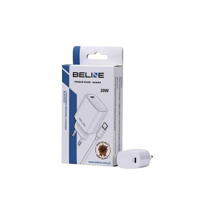 Ladowarka Sieciowa 20w Usb-C + Kabel Usb-C, Biala