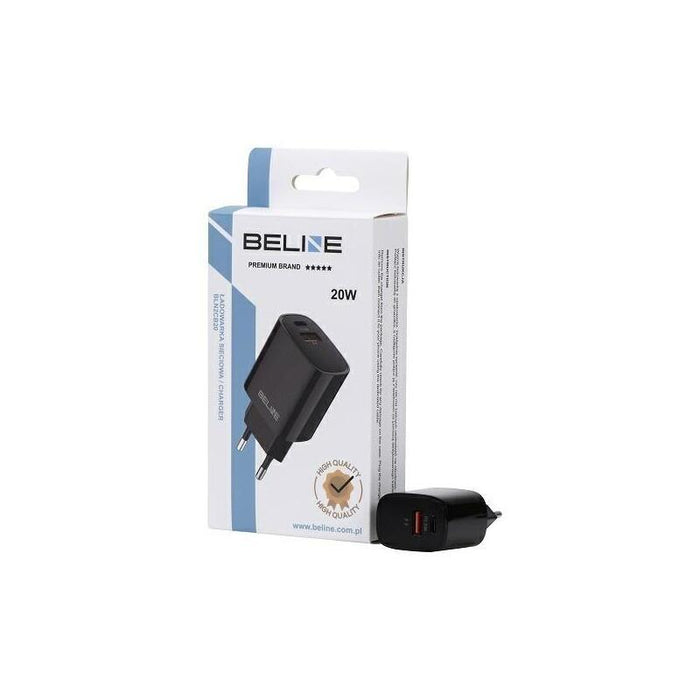 Ladowarka Sieciowa 20w Usb-C + Usb-A Negro