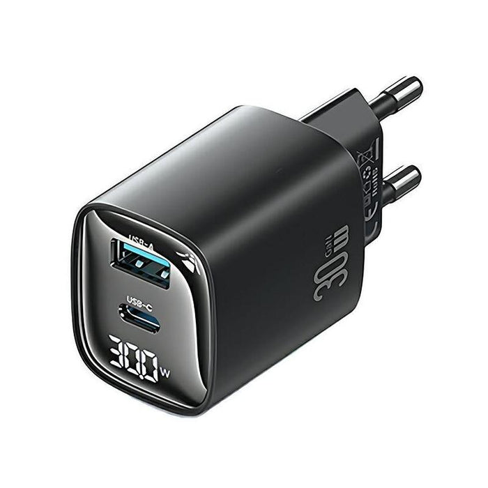 Ladowarka Sieciowa 30w Gan Led Usb+Usb-C Cc229 Fast Charging Negro