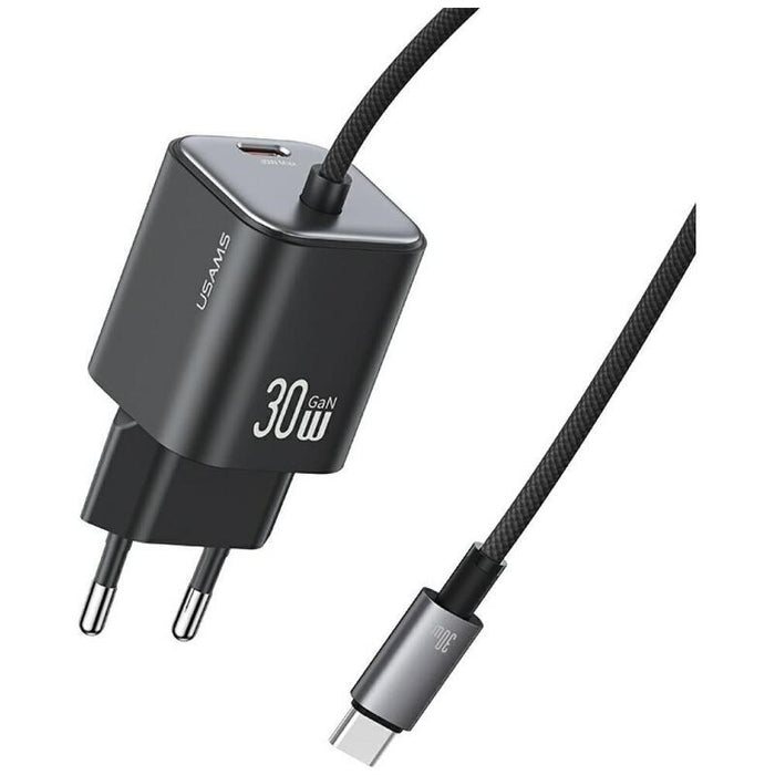Ladowarka Sieciowa Jc Series Cc264 30w Gan Fast Charger Wbudowanykabel Usb-C Negro