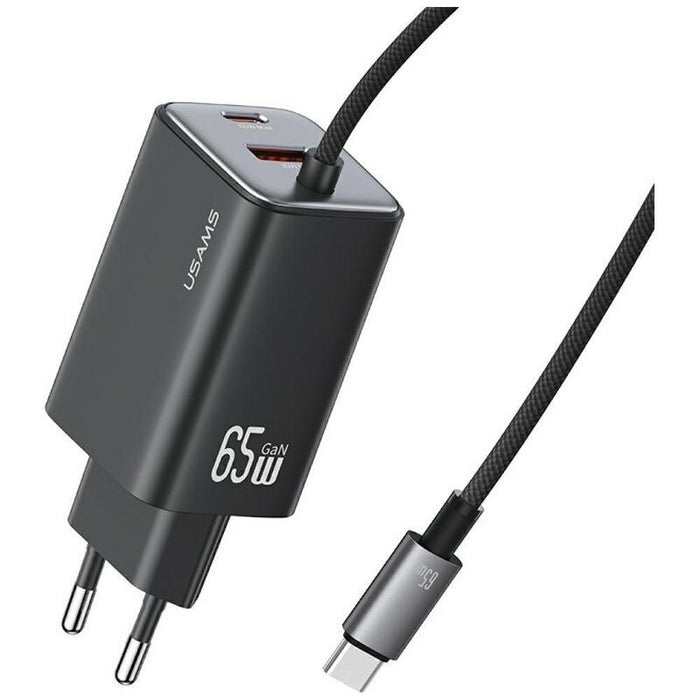 Ladowarka Sieciowa Jc Series Cc266 65w Gan Fast Charger Wbudowanykabel Usb-C Negro