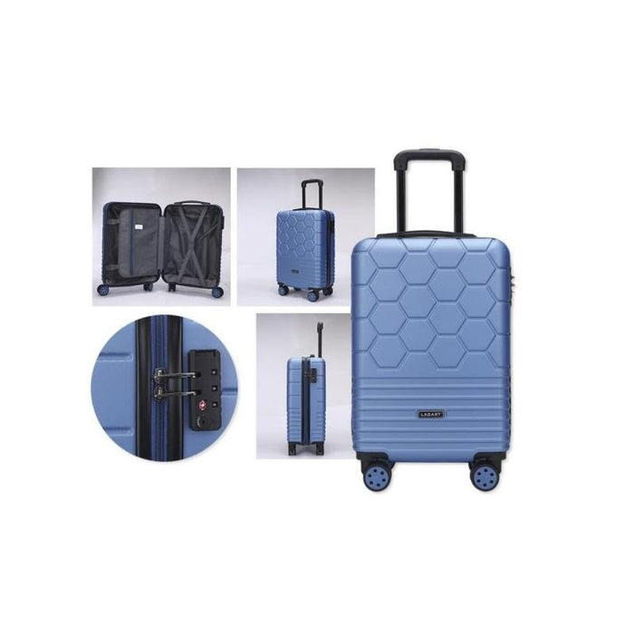 Lagart Maleta Trolley De Cabina Rigida 20â 55x34x23.5cm - Cierre Tsa - Ruedas Dobles 360âº - Azul Klein