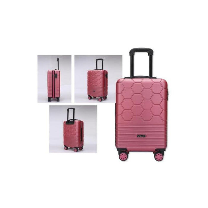 Lagart Maleta Trolley De Cabina Rigida 20â 55x34x23.5cm - Cierre Tsa - Ruedas Dobles 360âº - Cereza Metalizado