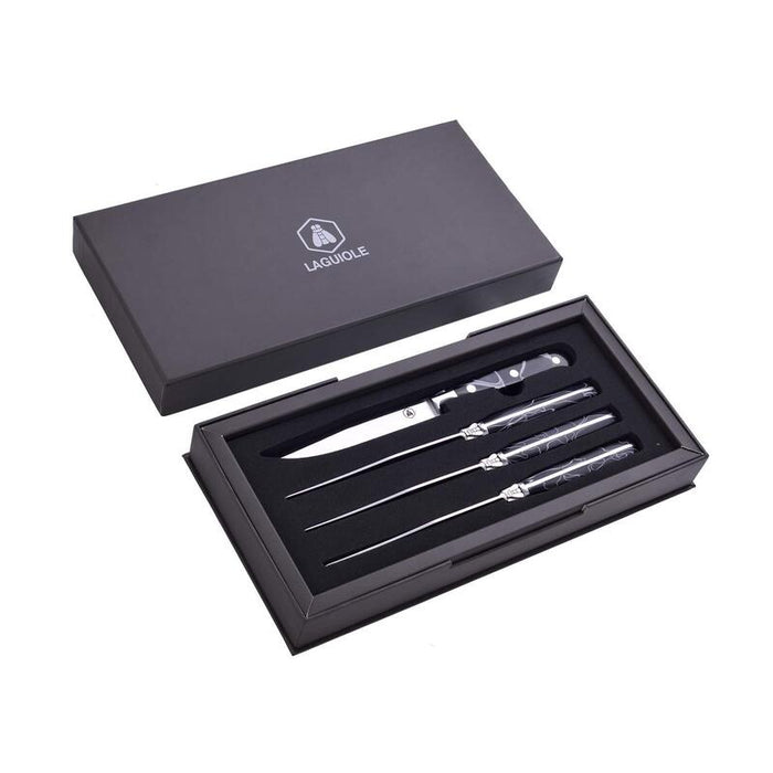Laguiole Meakmesser-Set 4tlg. Con Harzgriff