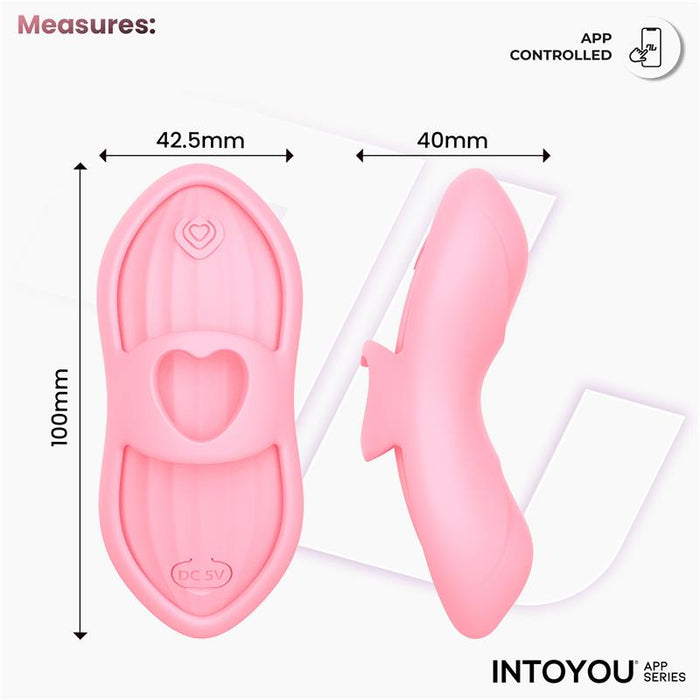 Laia Estimulador De Dedo Con Calor Y Funda Con App Rosa