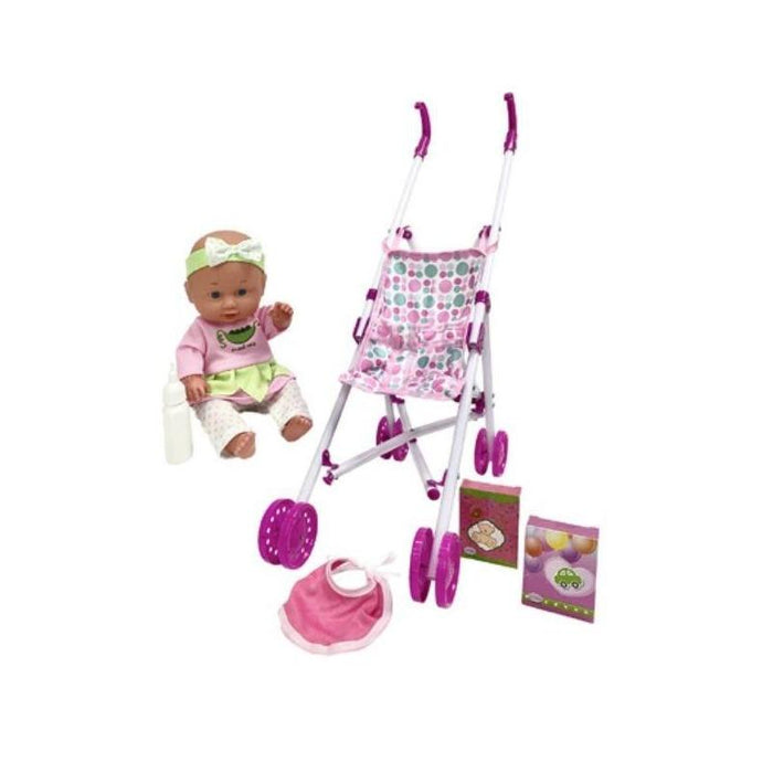 Lalka Julka 30 Cm W Wózku