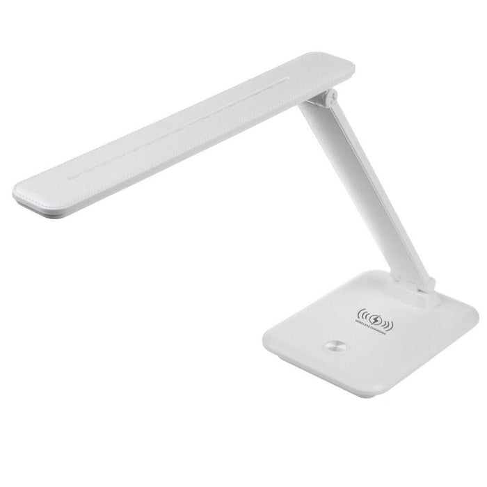 Lámpara De Escritorio Led 9w Con Cargador Qi Mce616w
