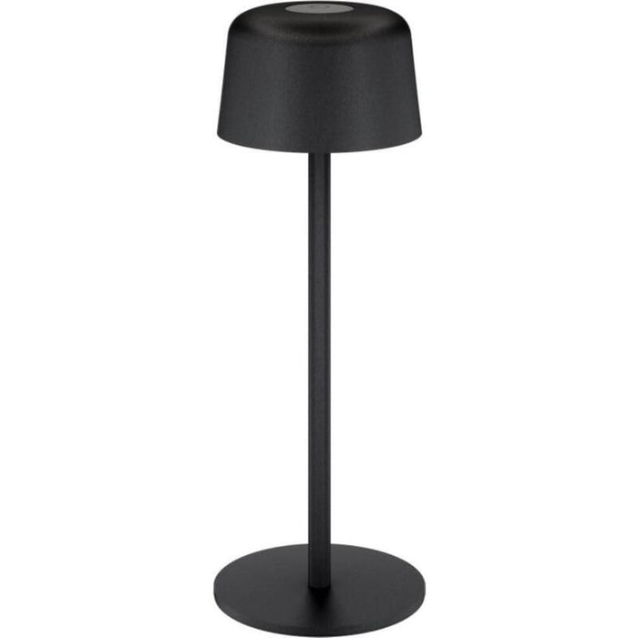 Lámpara De Mesa Led Inalámbrica, Tamaño S, 25 Cm, Negro 
Con Control Táctil, 150 Lm, Luz Blanca Cálida (3000 K)