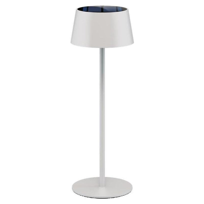 Lámpara De Mesa Solar Led Inalámbrica, Blanca, Con Control Táctil, 150 Lm, Luz Blanca Cálida (3000 K), Regulable Sin Niveles
