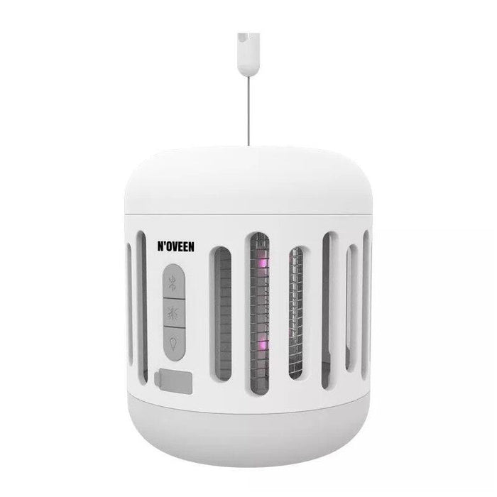 Lámpara Insecticida Con Altavoz Bluetooth N'Oveen Ikn863 Led Ipx4