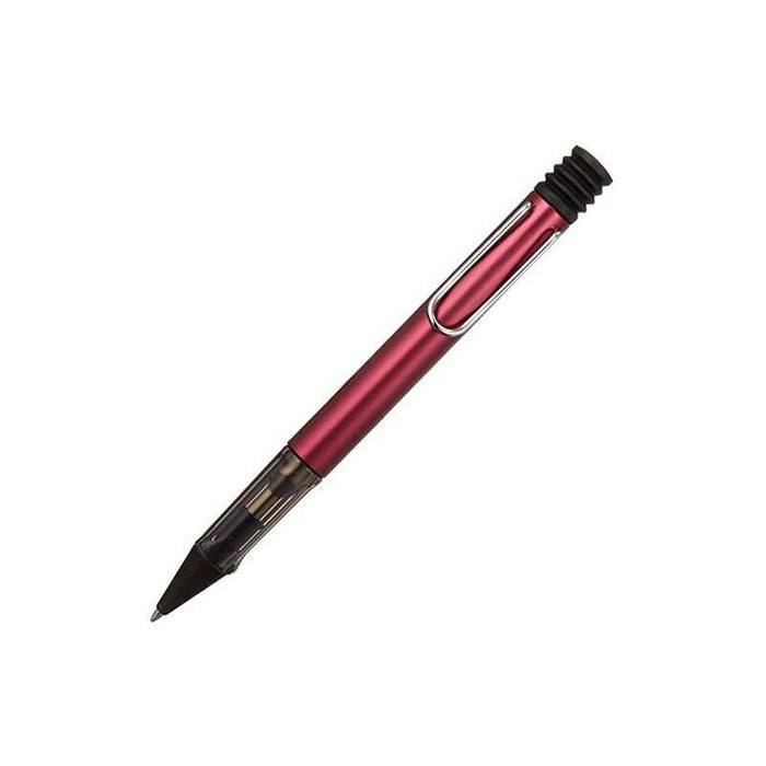 Lamy Bolígrafo Al-Star Black Purple 229m Punta Media Tinta Azul Recargable Color Morado En Estuche