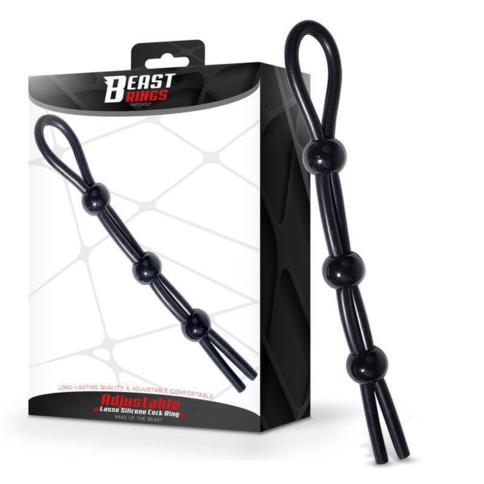 Lasso Anillo Para El Pene Silicona Ajustable