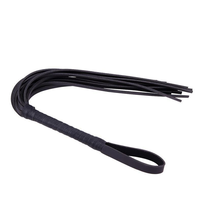Látigo De Cuero 72 Cm Negro