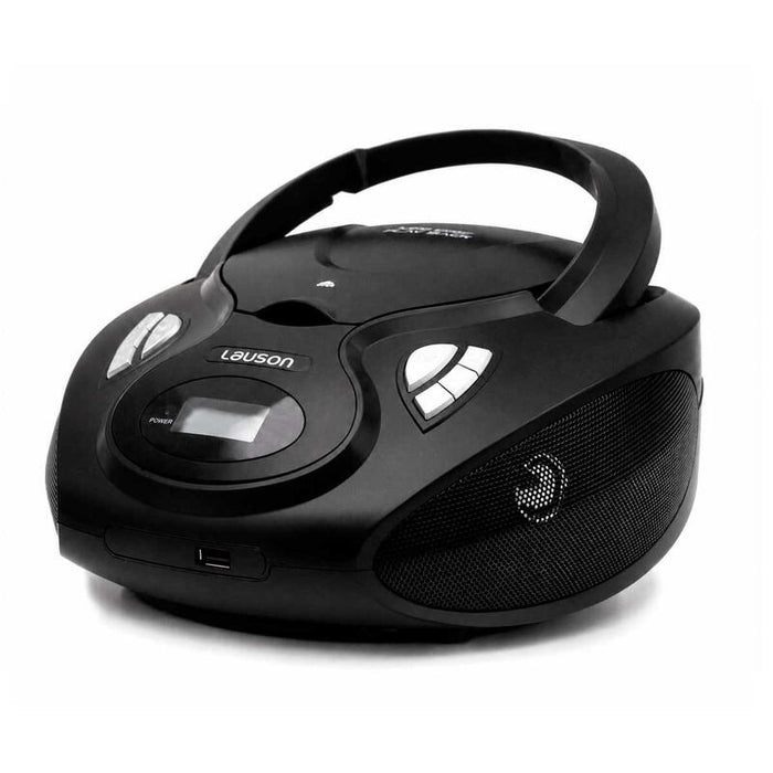 Lauson Cp735 Negro Reproductor Radio Cd Con Altavoces Incorporados