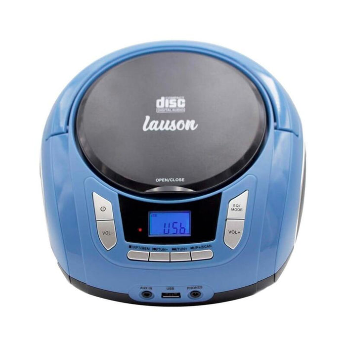 Lauson Nxt963 Azul Reproductor Radio Cd Con Altavoces Incorporados