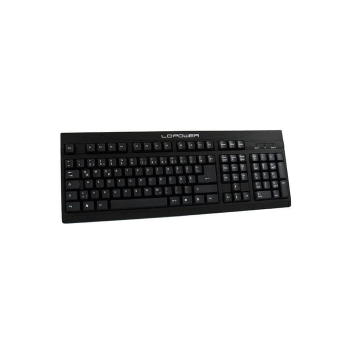 Lc-Power Lc-Key-902de, Teclado De Oficina Estándar De, Usb, Negro
