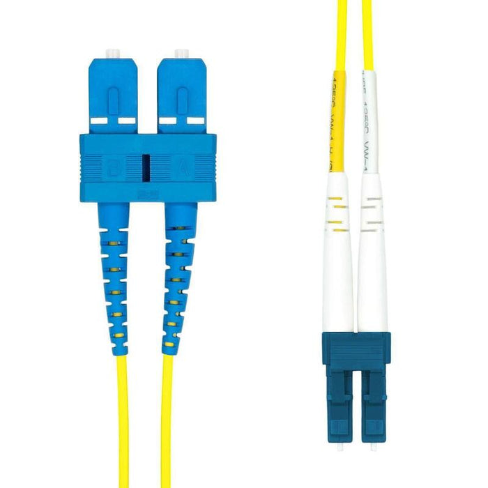 Lc-Sc Upc Os2 Duplex Sm Fiber  Cable 12m