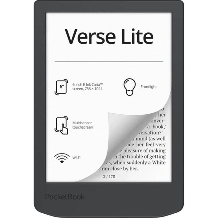Lector De Libros Pocketbook  Electrónicos Pb619-T-Ww-B / Verse Lite S Oscuro Gris