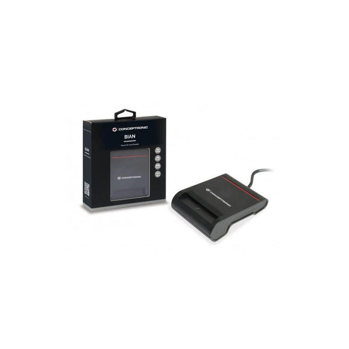 Lector De Tarjetas Externo Conceptronic Smart Id Dni Usb 2.0 Scr01b