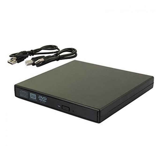 Lector Externo De Cd/Dvd-Rw Negro Usb