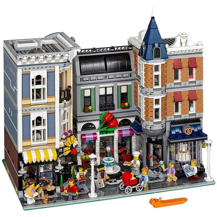 Lego 10255 Gran Plaza, Modular Buildings, Maqueta Para Construir Adultos Y Adolescentes