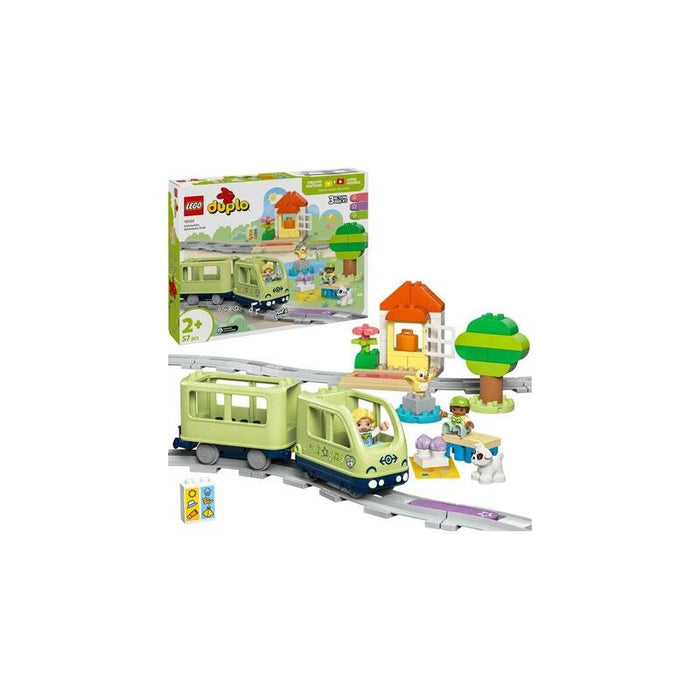 Lego 10427 Duplo Town Juguete De Construcción De Ferrocarriles De Aventura Interactiva   10427