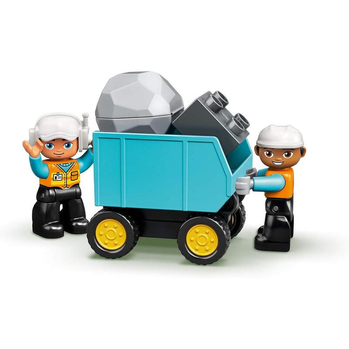 Lego 10931 Town Duplo Construction Camión Y Excavadora Con Orugas Vehículo De Construcción