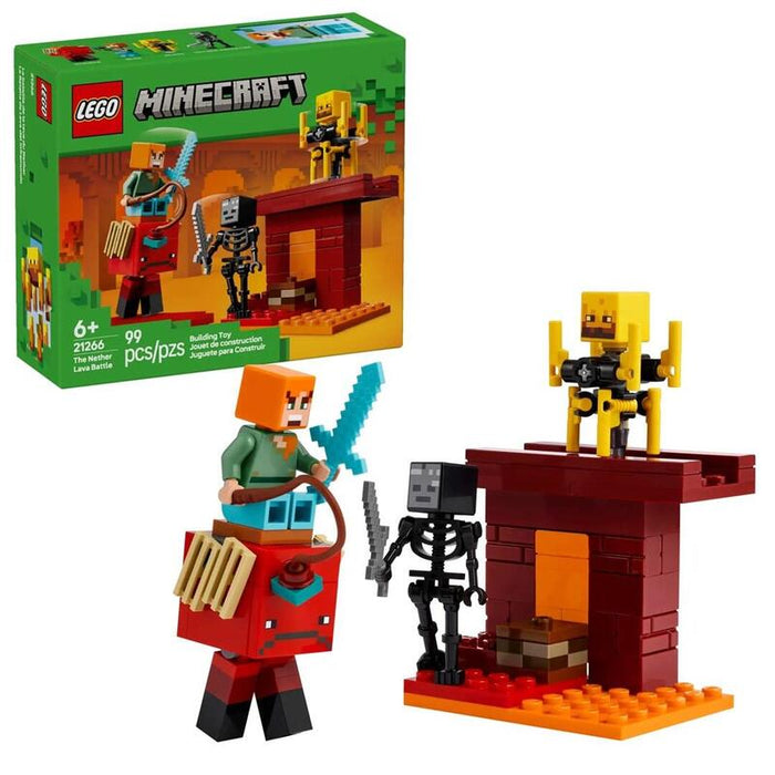 Lego 21266 Minecraft El Duelo De Lava En El Abisal, Juguete De Construcción   21266