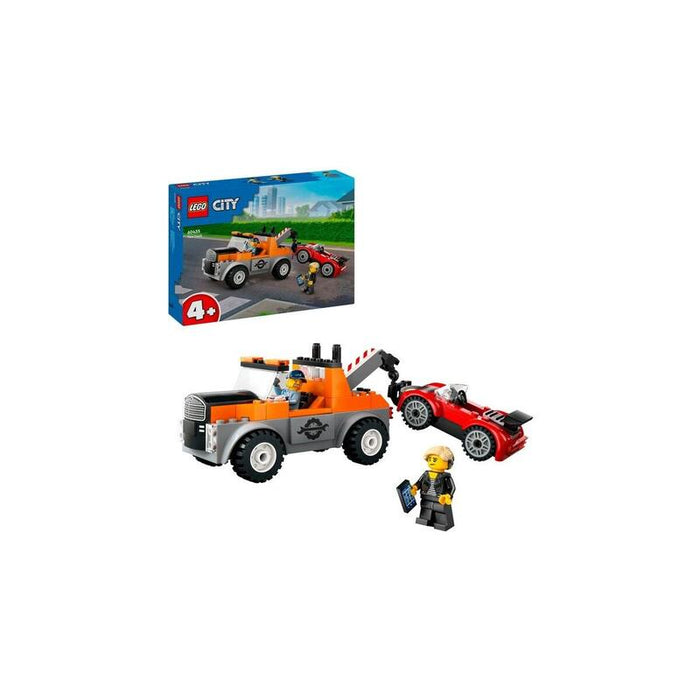 Lego 60435 City Grúa Con Coche Deportivo, 60435