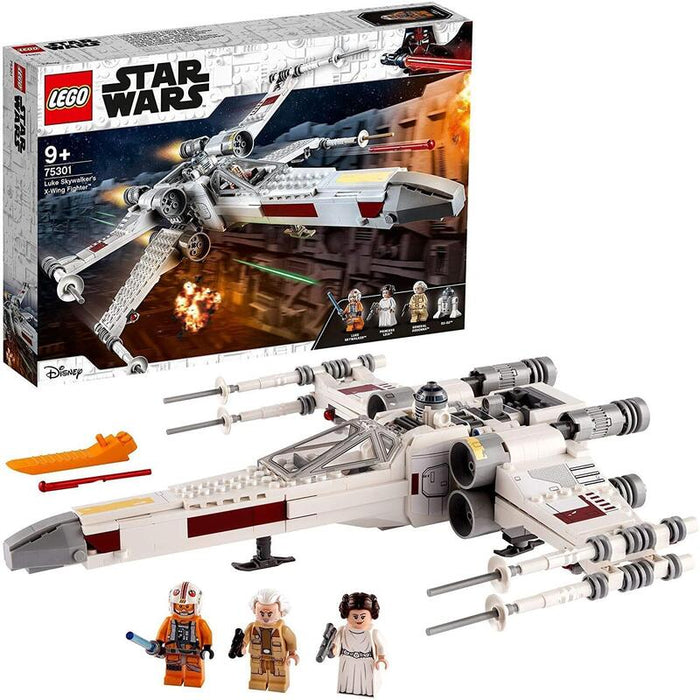 Lego 75301 Star Wars Caza Ala-X De Luke Skywalker, Con Figura De Princesa Leia Y R2-D2 Droide