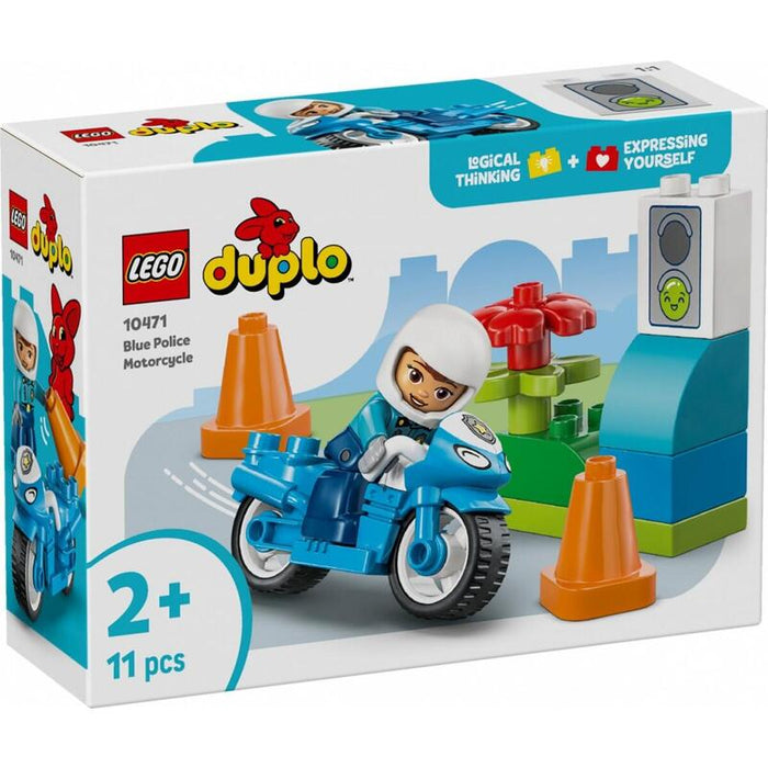 Lego Duplo Town 10471 Azul Motocykl Policyjny