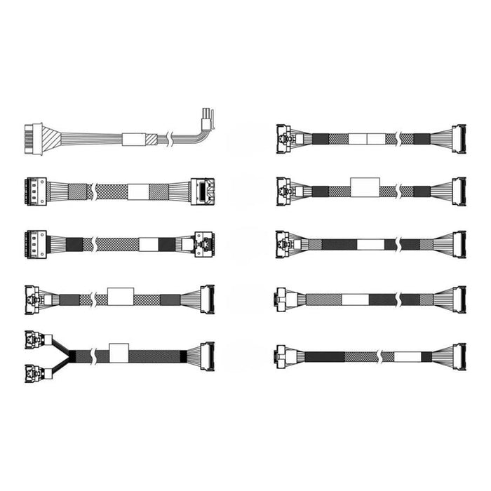 Lenovo Kit De Cables De Almacenamiento - Para 2,5" Chassis-Front