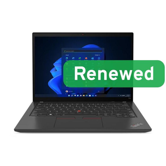 Lenovo Renewed  Grade A  Thinkpad T14 G3  14  Intel Core I5-1250p  16gb  Intel Uhd  256 Gb  Us Backlit  Scr  Windows 11 Pro