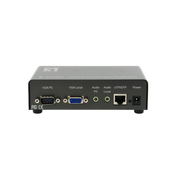 Levelone Ave-9201 Vga Transmisor De Audio/Video Cat5 De 1 Puerto