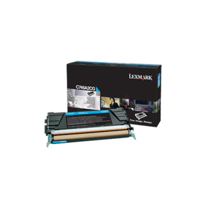 Lexmark Toner Laser Cian 7.000 Paginas Corporativo C/746dn/746dtn/746n/748de/748dte/748e