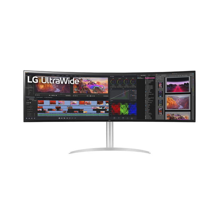 Lg 49wq95c-W Led Display 124,5 Cm (49") 5120 X 1440 Pixeles Ultrawide Dual Quad Hd Plata