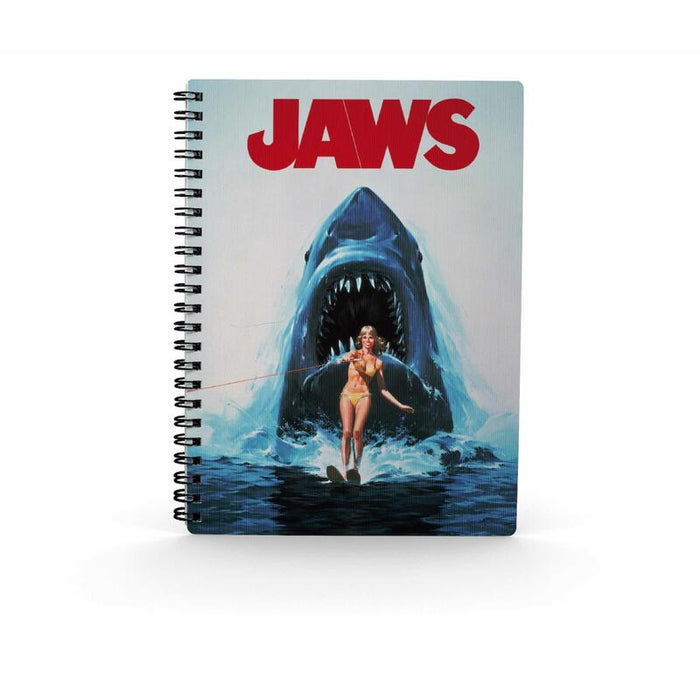 Libreta Efecto 3d Poster Alternativo Tiburon