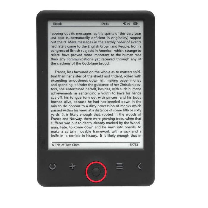 Libro Electronico 6" Denver Ebo-635l Pantalla Pearl Retroiluminado 4gb