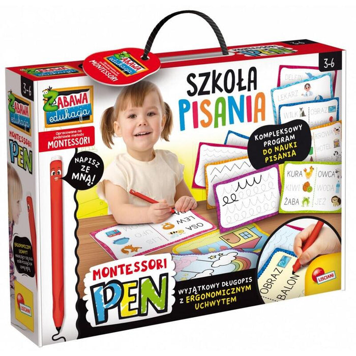 Zestaw Edukacyjny Montessori Pen Szkola Pisania Z 18 Tabliczkami