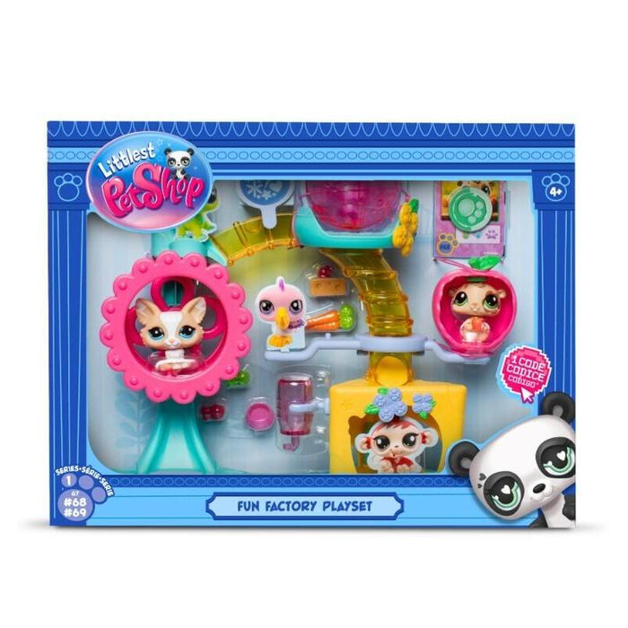 Littlest Pet Shop Zestaw Fabryka Zabawy Z 2 Figurkami