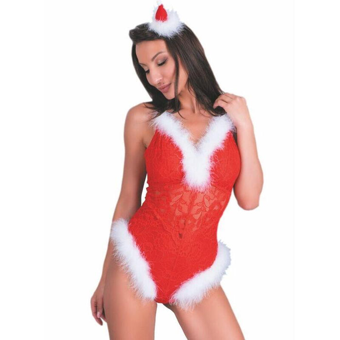 Livco Corsetti Fashion - Naughty Santa Lc 90706 Body Navideño L/Xl