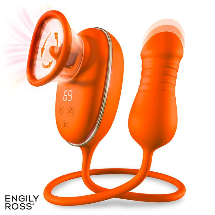 Lizer Pro Estimulador Con Lengua Oscilante, Bomba De Vacio Y Huevo Con Up And Down