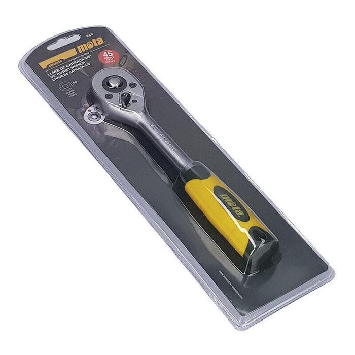 Llave De Carraca Encastre 3/8" 72 Dientes Cr.V Ec5 Mota