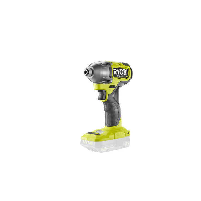 Llave De Impacto Inalámbrica Sin Escobillas Ryobi One+ Rid18bl-0, 18 Voltios Verde/Negro, Sin Batería Ni Cargador, 1/4" 5133006490