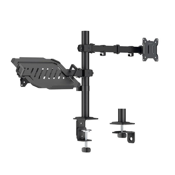 Logilink Bp0220 Dual Monitor Mount 17-32" Monitors 10 Kg Max. And 12-17 " Notebooks Or Tablets 9kg Max.